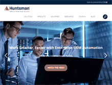 Tablet Screenshot of huntsmansecurity.com